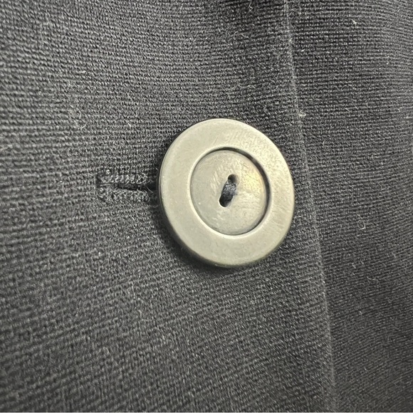 Vince Wool Navy Roll Sleeve Shrunken Knit Blazer 8 - Picture 5 of 6